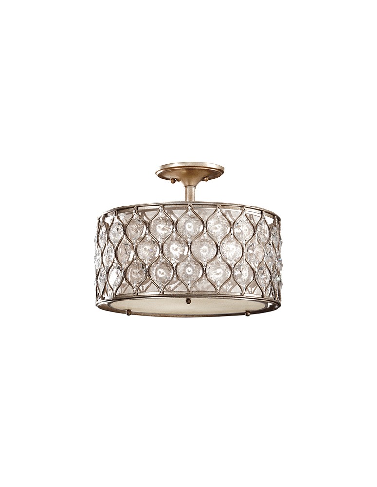 Lampy sufitowe - Elstead Lighting Feiss Wisząca LUCIA 3x60W E27 FE/LUCIA/SF - produkt kolory-swiatla.pl 1