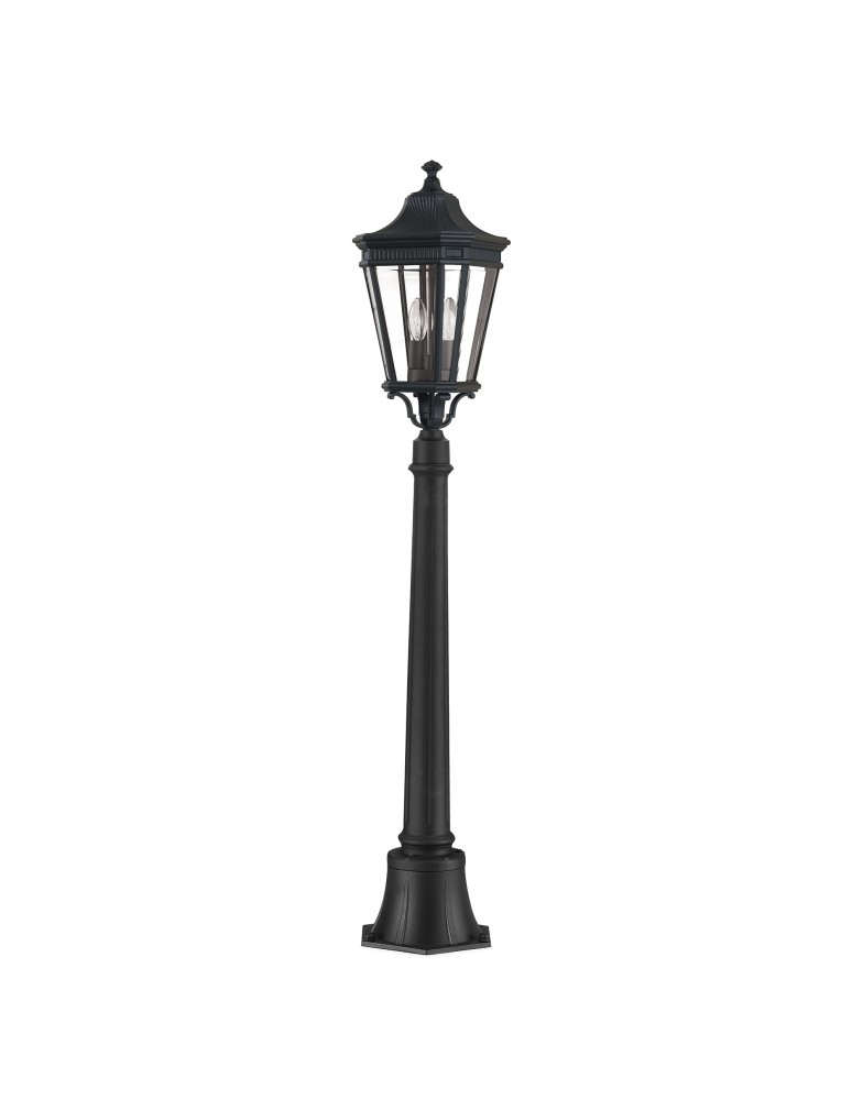 Lampy ogrodowe stojące - Elstead COTSWOLD LANE Stojąca Zewnętrzna E14 2x60W IP44 Czarny FE-COTSLN4-M-BK - produkt kolory-swiatla.pl 1