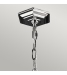 Lampy wiszące w stylu Hampton - Elstead CORINNE Wisząca E14 6x60W Nikiel FE-CORINNE-6P-L - product 2