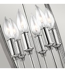 Lampy wiszące w stylu Hampton - Elstead CORINNE Wisząca E14 6x60W Nikiel FE-CORINNE-6P-L - product 5