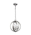 Lampy wiszące w stylu Hampton - Elstead CORINNE Wisząca E14 3x60W Nikiel FE-CORINNE-3P-S - product 1