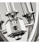 Lampy wiszące w stylu Hampton - Elstead CORINNE Wisząca E14 3x60W Nikiel FE-CORINNE-3P-S - product 5