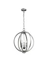 Elstead CORINNE Wisząca E14 3x60W Nikiel FE-CORINNE-3P-M