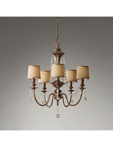 Elstead CLARISSA Żyrandol E14 5x60W Złoty FE-CLARISSA5 - produkt 2