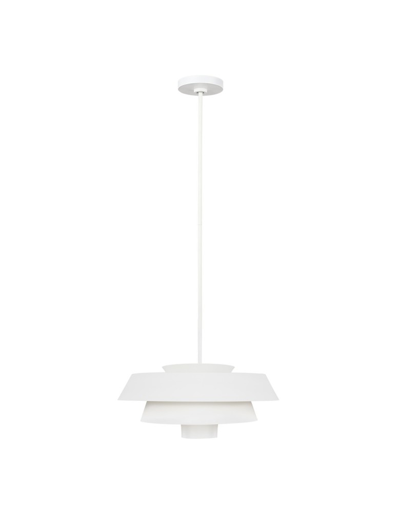 Lampy wiszące - Elstead BRISBIN Wisząca E27 1x60W Biały FE-BRISBIN-MW - produkt kolory-swiatla.pl 1