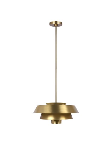 Elstead BRISBIN Wisząca E27 1x60W Mosiądz FE-BRISBIN-BB