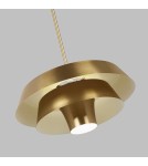Lampy wiszące - Elstead BRISBIN Wisząca E27 1x60W Mosiądz FE-BRISBIN-BB - product 2