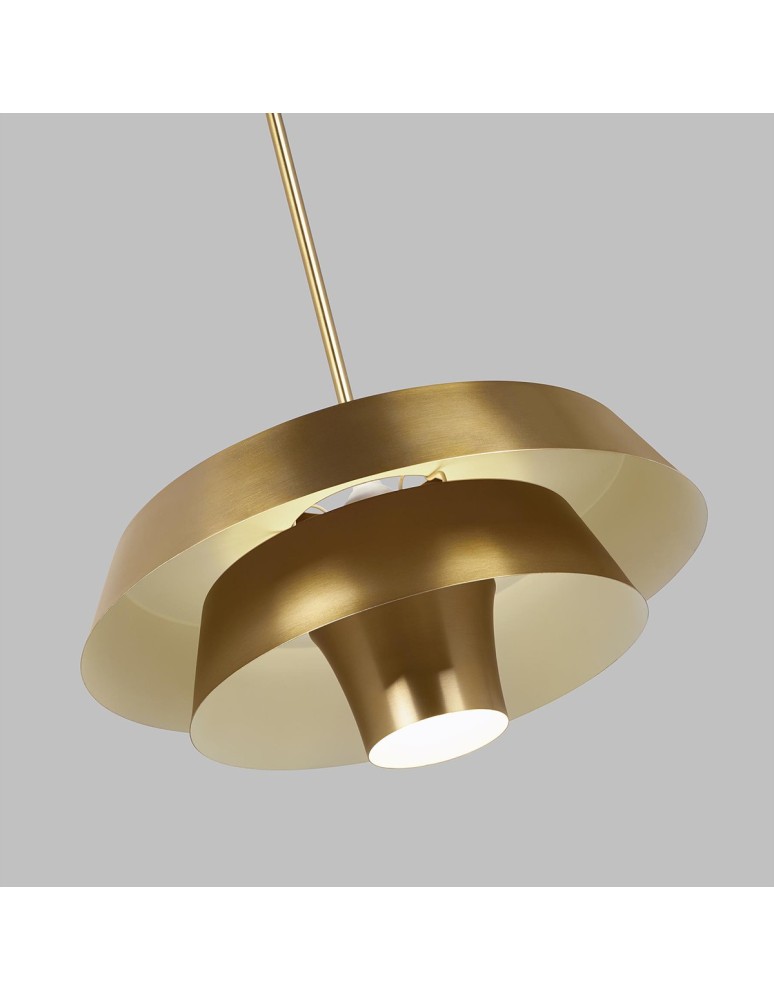 Elstead BRISBIN Wisząca E27 1x60W Mosiądz FE-BRISBIN-BB