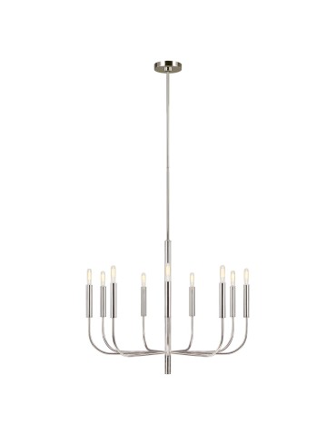 Elstead BRIANNA Żyrandol E14 9x60W Nikiel FE-BRIANNA9-PN