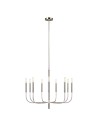 Elstead BRIANNA Żyrandol E14 9x60W Nikiel FE-BRIANNA9-PN
