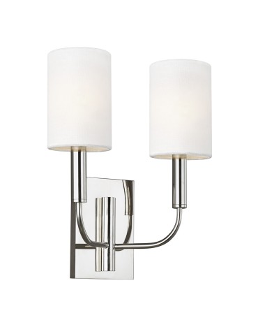 Elstead BRIANNA Kinkiet E14 2x60W Nikiel FE-BRIANNA2-PN