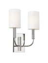 Elstead BRIANNA Kinkiet E14 2x60W Nikiel FE-BRIANNA2-PN