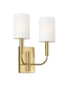 Elstead BRIANNA Kinkiet E14 2x60W Mosiądz FE-BRIANNA2-BB