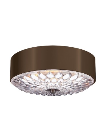 Elstead BOTANIC Plafon E27 3x60W Mosiądz FE-BOTANIC-F-S