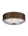 Elstead BOTANIC Plafon E27 3x60W Mosiądz FE-BOTANIC-F-S