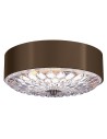 Elstead BOTANIC Plafon E27 3x60W Mosiądz FE-BOTANIC-F-M