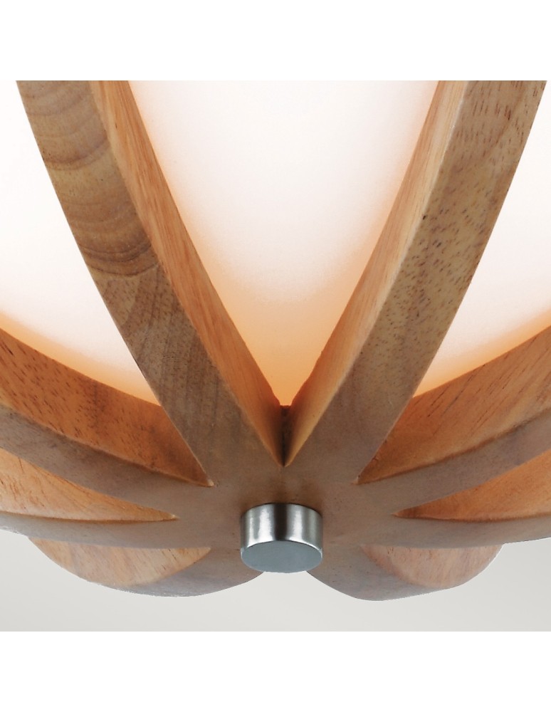 Lampy sufitowe - Elstead ALLIER Plafon E27 2x60W Brązowy/Stalowy FE-ALLIER-F-LW - produkt kolory-swiatla.pl 2