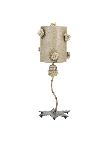 Elstead LA FLEURETTE Lampa Stołowa E27 1x60W Kremowy/Złoty FB-LA-FLEURETTE