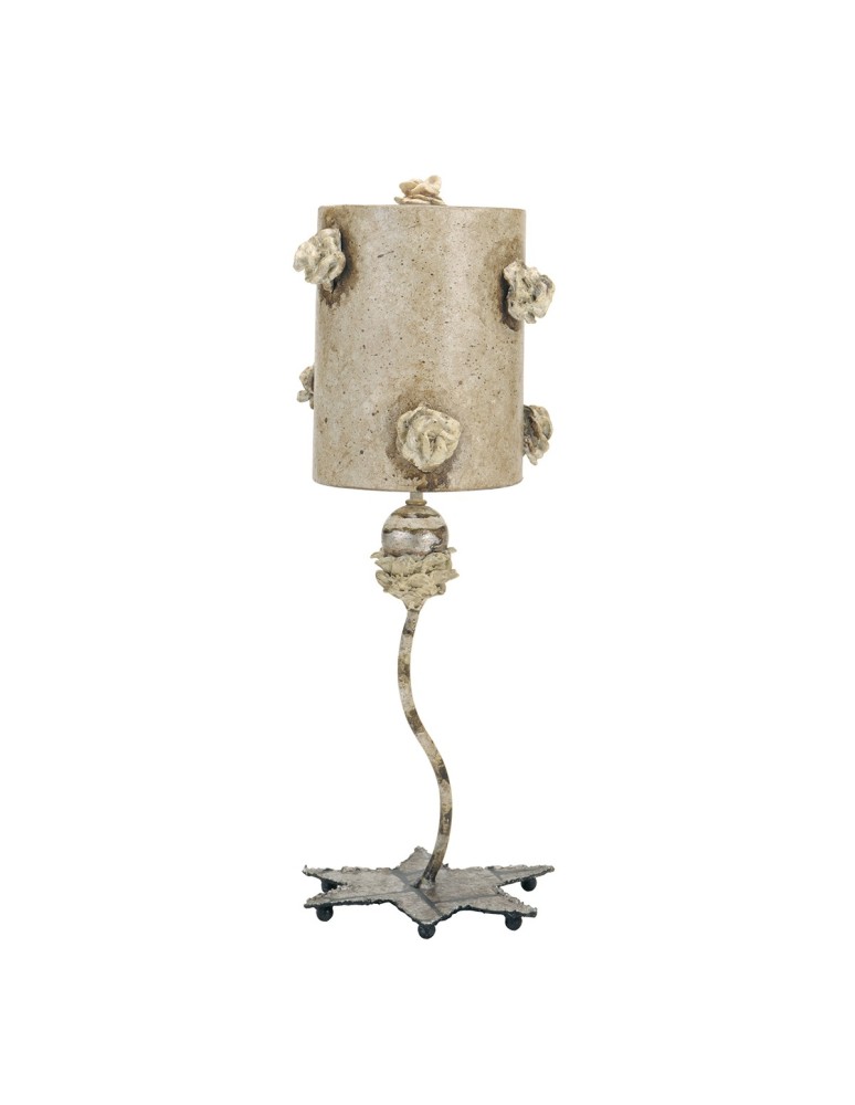 Lampy stołowe - Elstead LA FLEURETTE Lampa Stołowa E27 1x60W Kremowy/Złoty FB-LA-FLEURETTE - produkt kolory-swiatla.pl 1