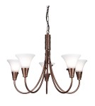Żyrandole retro - Elstead EMILY Żyrandol E14 5x60W Miedziany EM5-COPPER - product 1
