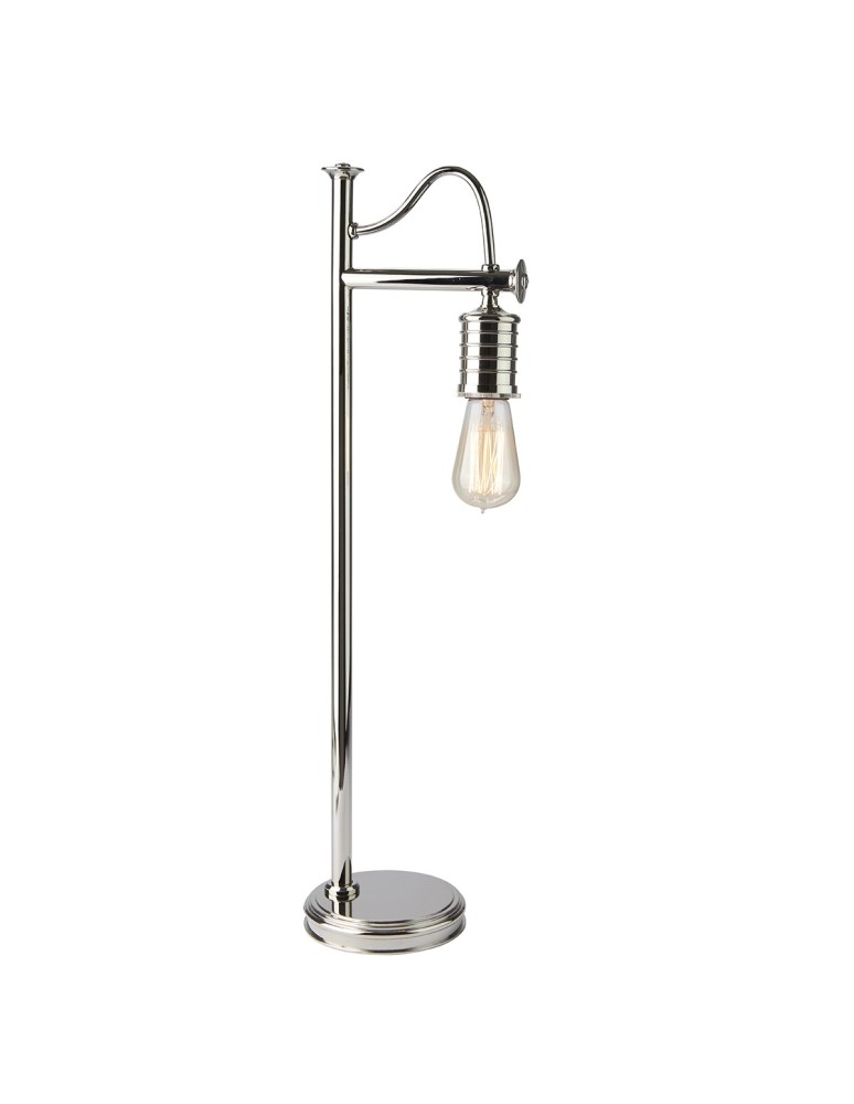 Lampy stołowe loftowe - industrialne - Elstead DOUILLE Lampa Stołowa E27 1x60W Nikiel DOUILLE-TL-PN - produkt kolory-swiatla.pl 1