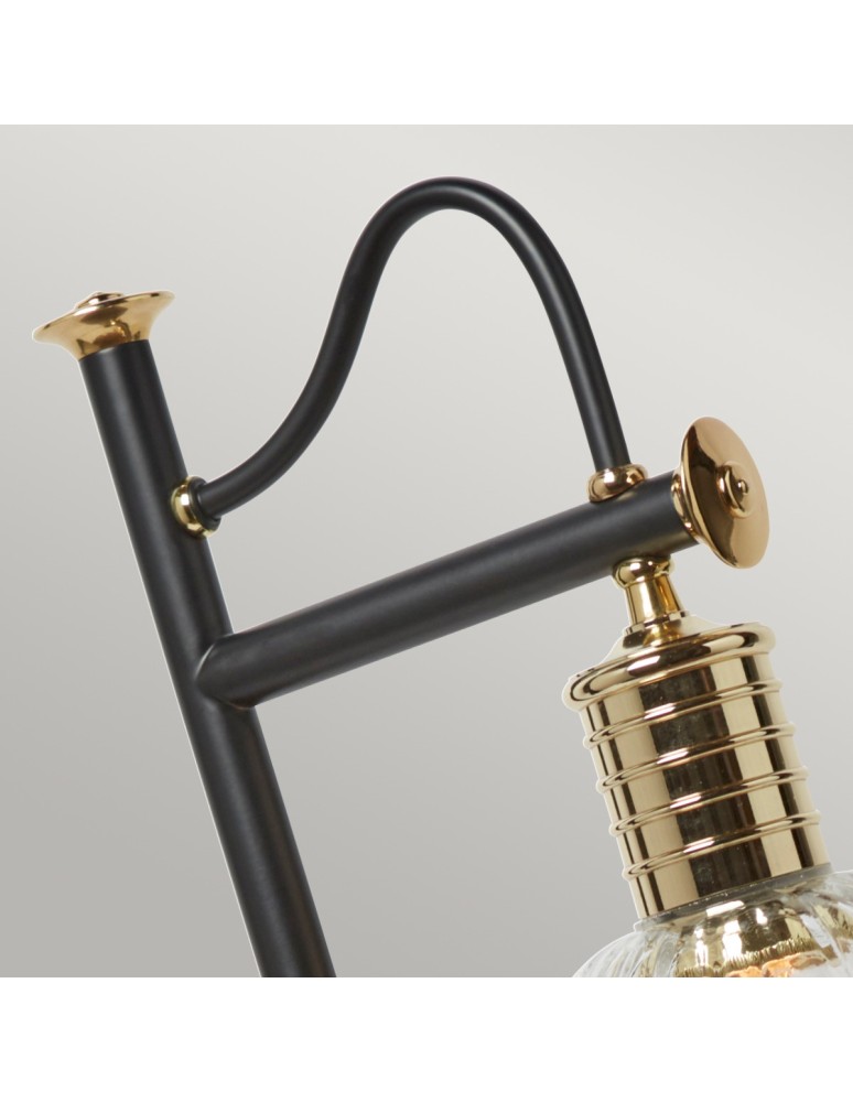 Lampy stołowe loftowe - industrialne - Elstead DOUILLE Lampa Stołowa E27 1x60W Czarny/Mosiądz DOUILLE-TL-BPB - product kolory-swiatla.pl 2
