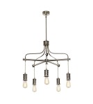 Żyrandole - Elstead DOUILLE Żyrandol E27 5x60W Nikiel DOUILLE5-PN - produkt 1
