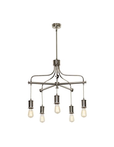 Elstead DOUILLE Żyrandol E27 5x60W Nikiel DOUILLE5-PN