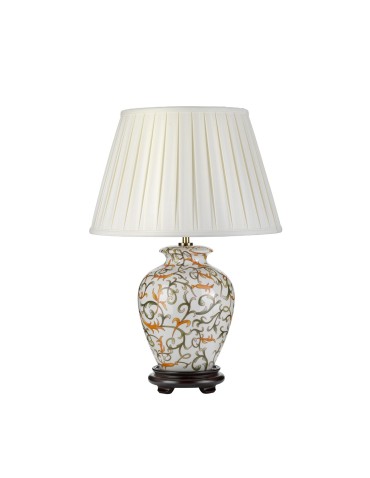 Elstead SOLING Lampa Stołowa E27 1x60W Kremowy/Pomarańczowy DL-SOLING-TL