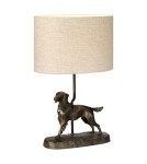 Lampy stołowe z abażurem - Elstead RUFUS Lampa Stołowa E27 1x40W Brązowy DL-RUFUS-TL - produkt 1