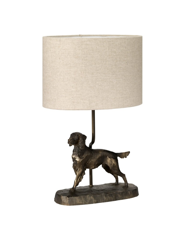 Lampy stołowe z abażurem - Elstead RUFUS Lampa Stołowa E27 1x40W Brązowy DL-RUFUS-TL - produkt kolory-swiatla.pl 2