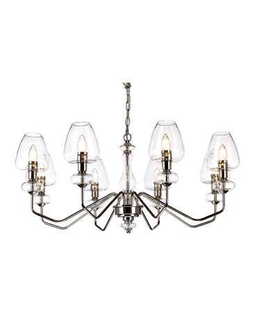 Elstead ARMAND Żyrandol E14 8x40W Stalowy DL-ARMAND8-PN