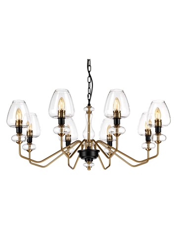 Elstead ARMAND Żyrandol E14 8x40W Mosiądz/Czarny DL-ARMAND8-AB - produkt 2