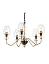 Elstead ARMAND Żyrandol E14 5x40W Mosiądz/Czarny DL-ARMAND5-AB