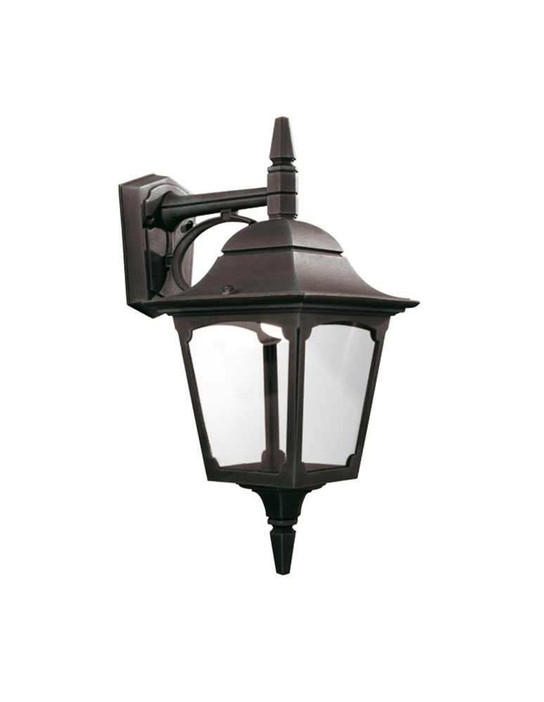 Kinkiety zewnętrzne - Elstead CHAPEL Kinkiet E27 1x100W IP44 Czarny CP2-BLACK - produkt kolory-swiatla.pl 1