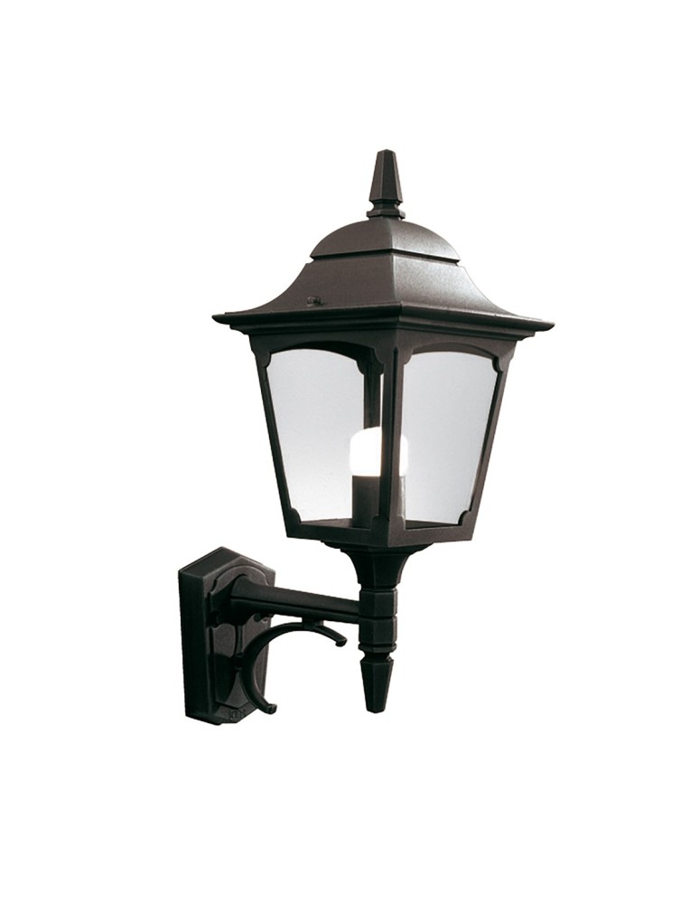 Kinkiety zewnętrzne - Elstead CHAPEL Kinkiet E27 1x100W IP44 Czarny CP1-BLACK - produkt kolory-swiatla.pl 1