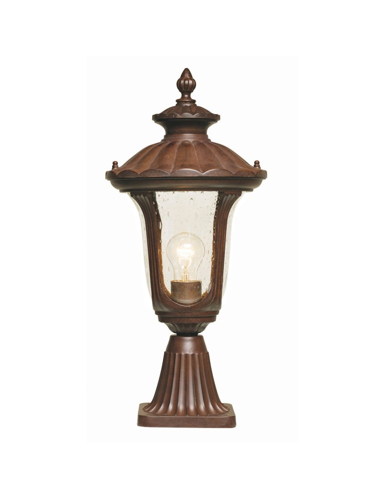 Lampy ogrodowe stojące - Elstead CHICAGO Stojąca Zewnętrzna E27 1x100W IP44 Brązowy CC3-S - produkt kolory-swiatla.pl 1