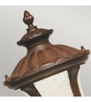 Lampy ogrodowe stojące - Elstead CHICAGO Stojąca Zewnętrzna E27 1x100W IP44 Brązowy CC3-S - product 2