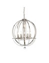Elstead CASSIE Żyrandol E14+E27 6x60W+1x60W Nikiel CASSIE7