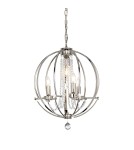 Żyrandole - Elstead CASSIE Żyrandol E14+E27 3x60W+1x60W Nikiel CASSIE4 - product 1