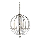 Żyrandole - Elstead CASSIE Żyrandol E14+E27 3x60W+1x60W Nikiel CASSIE4 - product 2