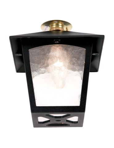 Elstead YORK Plafon BC 1x60W IP20 Czarny BL6C-BLACK