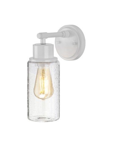 Elstead MORVAH Kinkiet E27 1x60W IP44 Biały BATH-MORVAH1-W