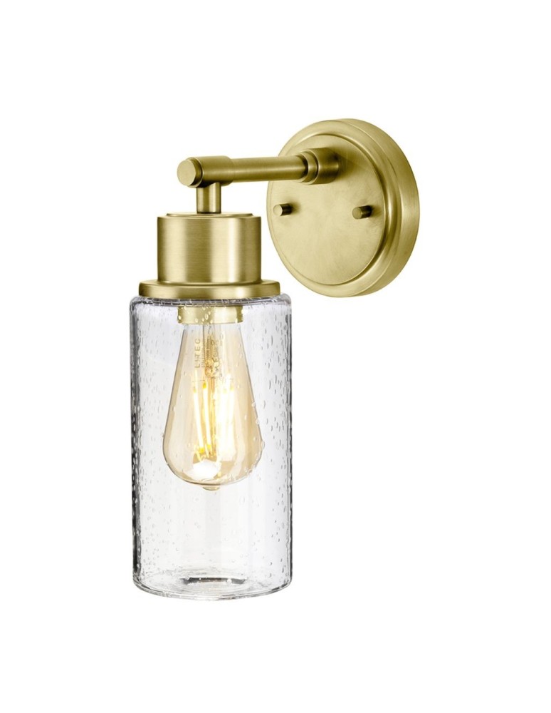 Kinkiety łazienkowe - Elstead MORVAH Kinkiet E27 1x60W IP44 Mosiądz BATH-MORVAH1-BB - produkt kolory-swiatla.pl 1