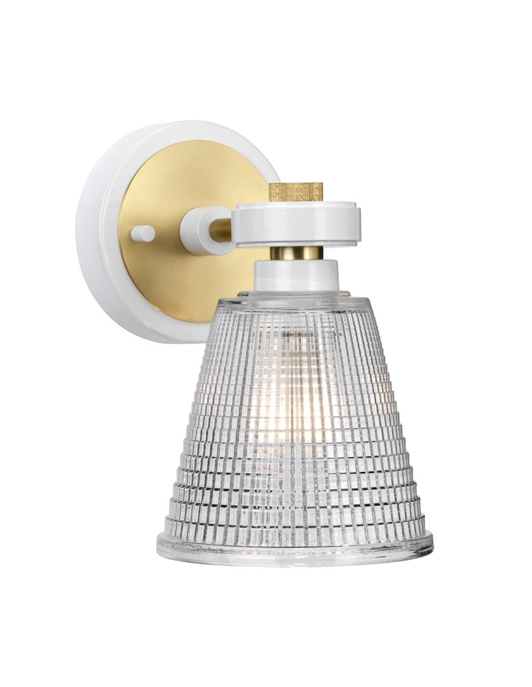 Kinkiety łazienkowe - Elstead GUNNISLAKE Kinkiet G9 1x3W IP44 Mosiądz BATH-GUNNIS1-WAB - produkt kolory-swiatla.pl 1