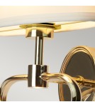 Kinkiety - Elstead FALMOUTH Kinkiet G9+ LED1x3W+1x1W Złoty BATH-FALMOUTH-FG - product 2