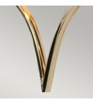 Kinkiety - Elstead FALMOUTH Kinkiet G9+ LED1x3W+1x1W Złoty BATH-FALMOUTH-FG - product 3