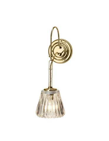 Elstead DEMELZA Kinkiet G9 1x3W IP44 Mosiądz BATH-DEMELZA-PB