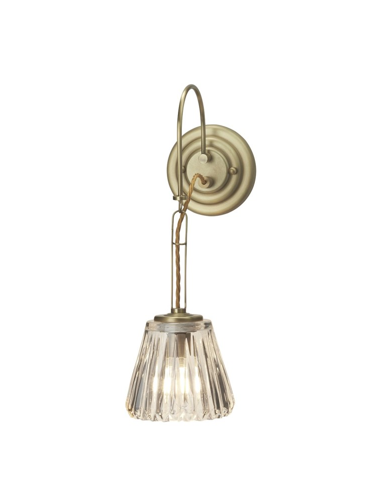 Kinkiety łazienkowe - Elstead DEMELZA Kinkiet G9 1x3W IP44 Mosiądz BATH-DEMELZA-BB - produkt kolory-swiatla.pl 1