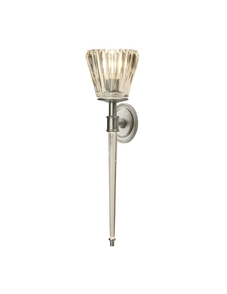 Kinkiety łazienkowe - Elstead AGATHA Kinkiet G9+ LED1x3W+1x1W IP44 Nikiel BATH-AGATHA-BN - produkt kolory-swiatla.pl 1